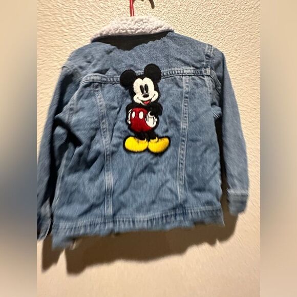 Disney 💯 Authentic Mickey Mouse Unisex Jean Jacket Size 3 - Picture 8 of 11